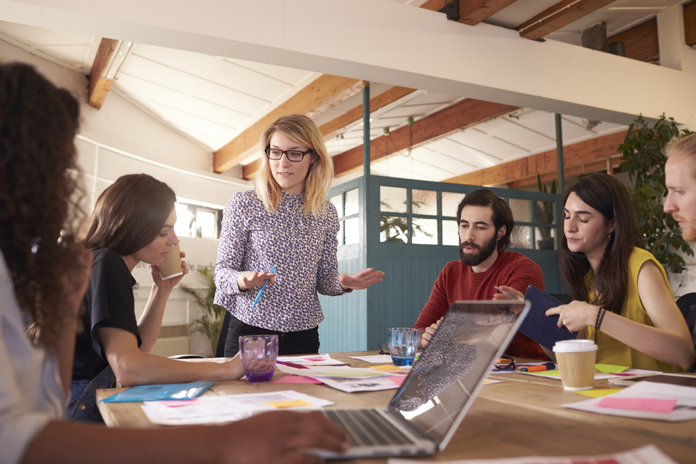 Businesswomen leader-Excel